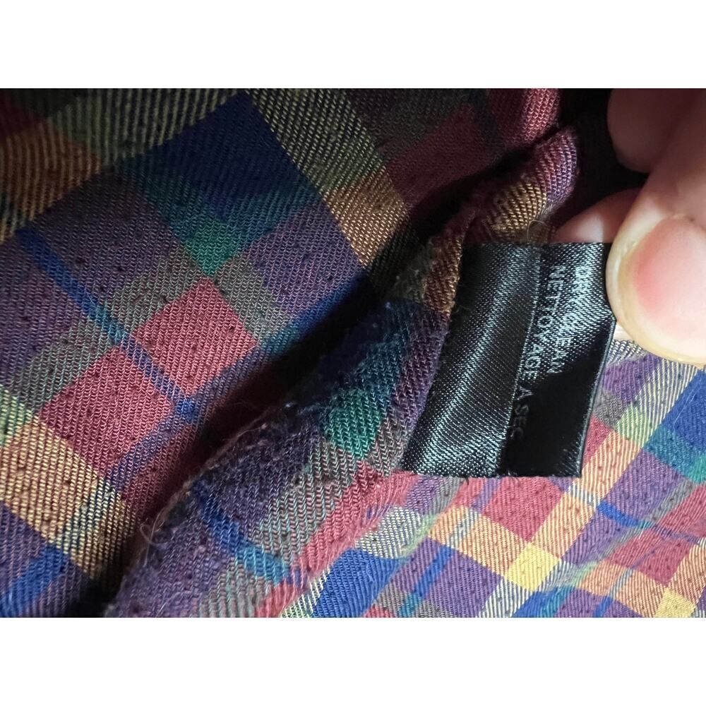 YVES SAINT LAURENT VINTAGE TRENCHCOAT WITH PLAID INTERIOR SIZE 54 EU SIZE L USA - Picture 12 of 15